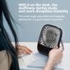 Mini Desk Fan Portable USB Rechargeable Table Fan Small Desktop Electric Fans for Office Home Outdoor Camping Cooling