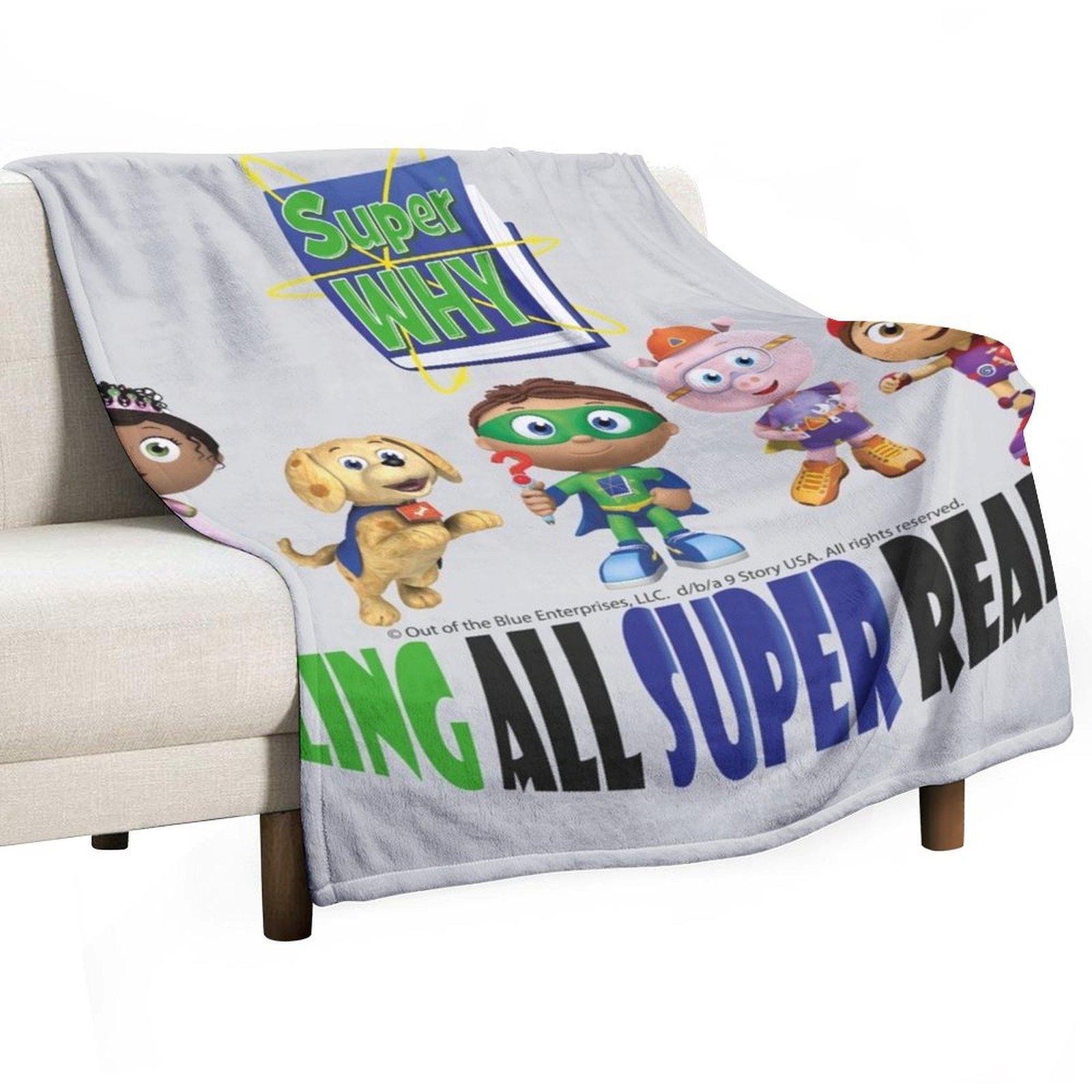 Calling all super readers Throw Blanket decorative manga Sofas Giant Sofa Blankets 30x40in