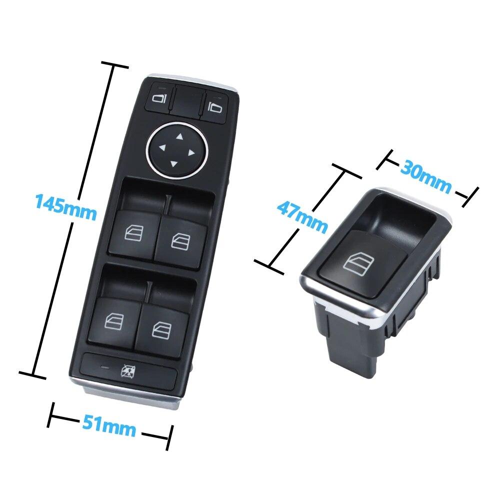 LHD RHD Power Window Regulator Switch Button For Mercedes Benz C E Class W204 W207 W212 C200 220 250 300 E200 260 GLK204 250 350