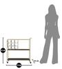 Trolley Black String Cm 79X39,5X82