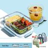 Microwave-Safe Glass Lunch Box Set with Soup Bowl