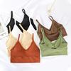 Women Tank Crop Top Seamless Underwear Female Crop Tops Sexy Lingerie Intimates Removable Camisole