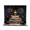 Multicolor Happy Birthday Cards Cartoon with Envelope 3D Paper Carving Greeting Card Craft Music Lighting Blessing Cards Gift