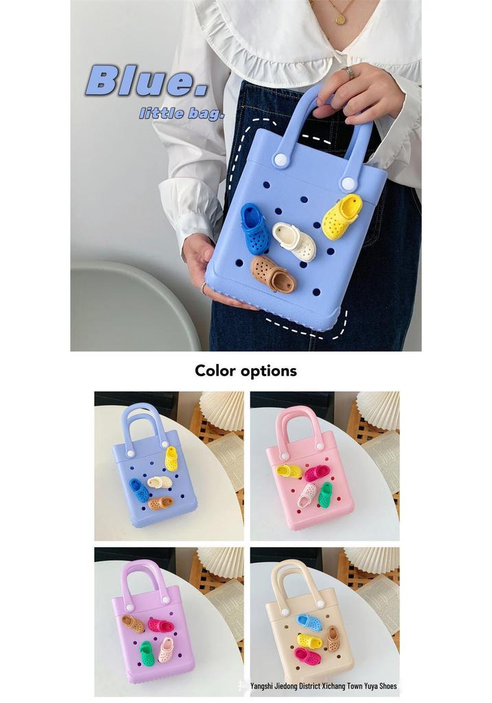 2024 DIY Summer EVA Waterproof Fashion Handheld Beach Bag