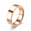 European & American Fashion Titanium Steel Couple Ring - Polished, Engraved, Non-Fading.