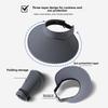 Summer Sun Hat For Women Large Brim Ventilated Uv Protection Foldable Garden Hat