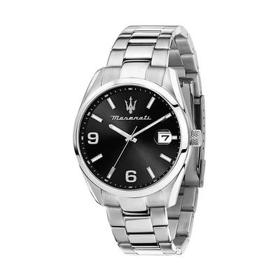 Attrazione Stainless Steel Black Dial Quartz R8853151007 Men's Watch