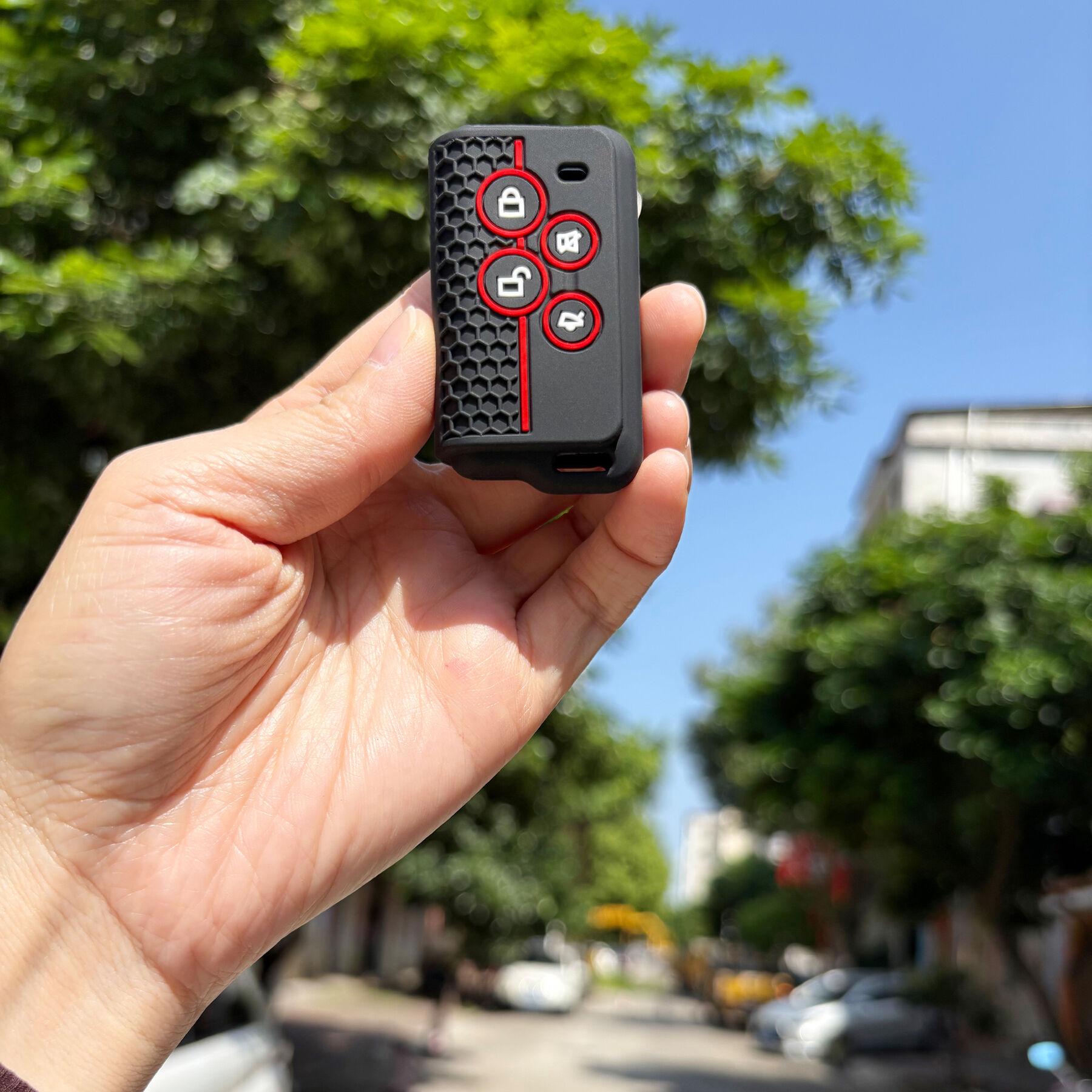 

Силиконовый мягкий чехол для ключа 2-сторонний Steel Mate Автосигнализация N Box Перезаряжаемый пульт Дисплей LCD Пейджер Сигнализация Универсальный Бесключевой доступ к автомобилю