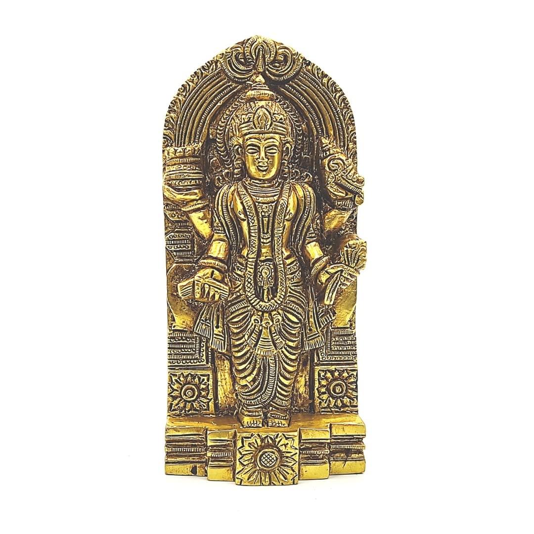 Original Brass Lord Dhanvantari Idol, Vastu Products Remedies For Home Decor