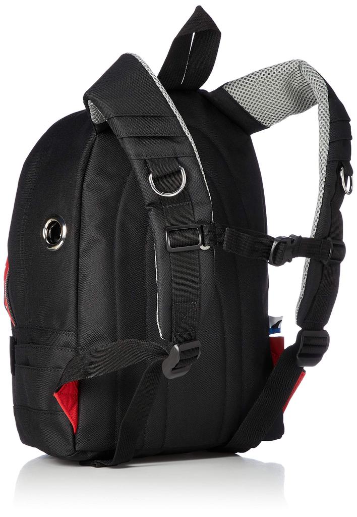 MORN CREATIONS Shark Backpack, Medium, Black