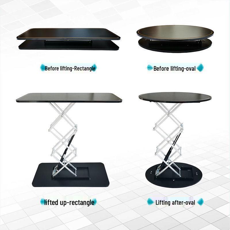Luminous Hydraulic Pop-Up Frame: Foldable Display Stand & Quick Show Reception Table