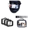 Travel Makeup Organizer Pvc Sealed Cosmetic Bag With Wall Mount For Toiletries And Accessories