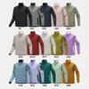 Unisex Fleece Jacket Winter Casual Stand Collar Outerwear Lightweight Warm Loose Fit Youth