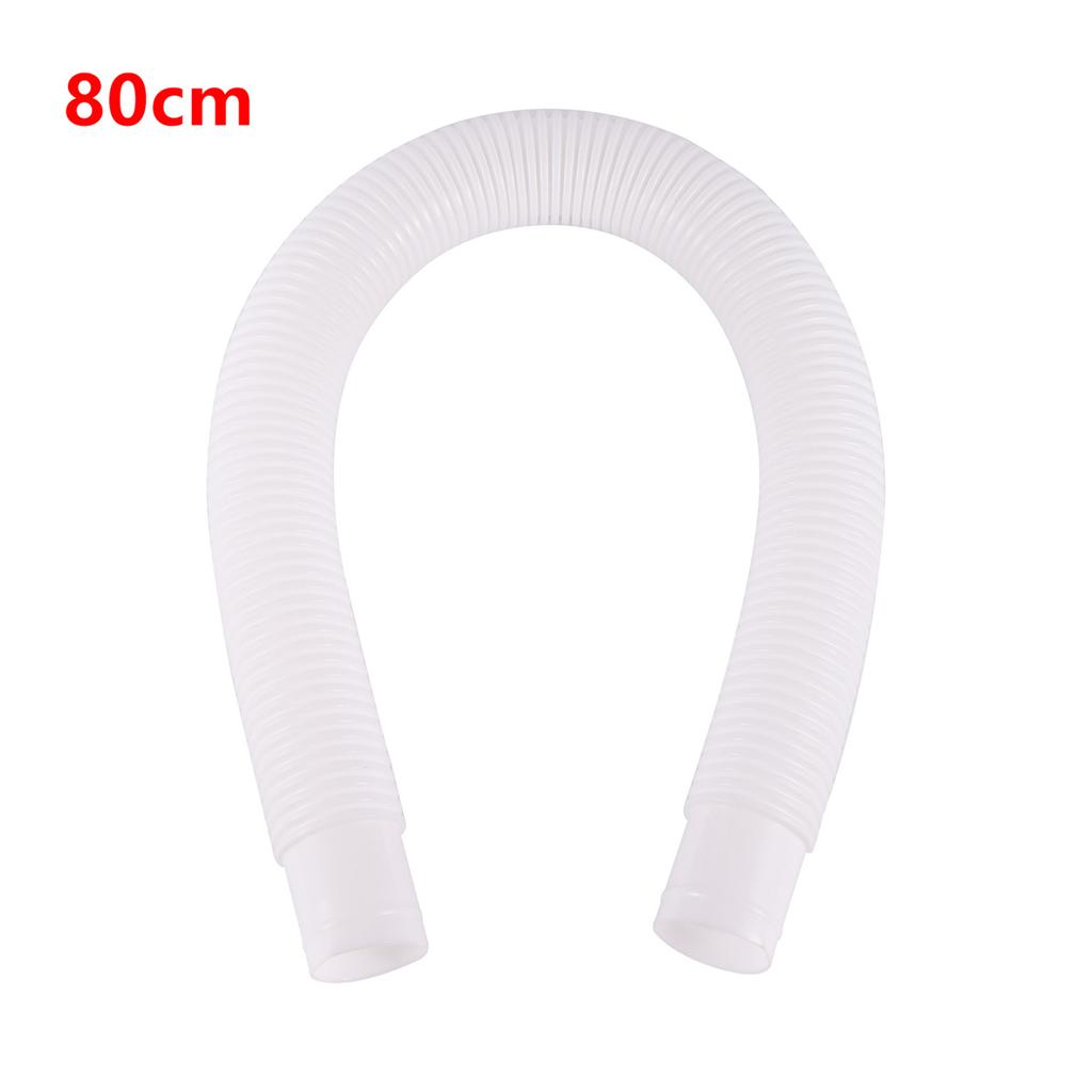 1 zestaw Adapter Skimmera Basenowego i Uchwyt Ścienny Rura 80cm Biały Wąż 40mm Złączka Zaczepowa do 80mm Gwintu Wewnętrznego Niebieski Złączka Akcesoria do Czyszczenia Basenu