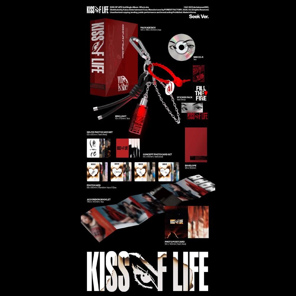 Pre-ordine KISS OF LIFE 2° Singolo Album Who is she SEEK ver.