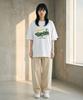 Osillos C96 Racing Car Oversized Short Sleeve T-Shirt_White