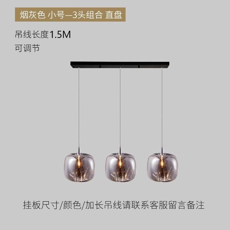 Oeny Modern Minimalist 3-Head Pendant Light