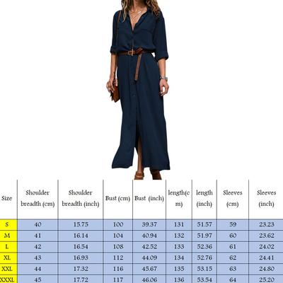 Deep V Solid Women Maxi Split Lace Up Long Dress Girl Autumn Split Lace Up Long Sleeve Dress