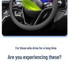 Geely Haoyue Pro Genuine Leather Steering Wheel Cover, Ultra-thin, Anti-slip, Sweat-proof, All-season Universal Fit