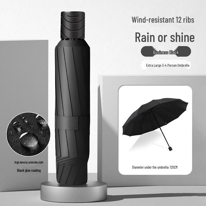 Lishen Thickened Business Umbrella Large (3-Person)