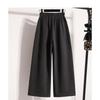 DIMANAF 2025 Autumn Winter Women Plus Size Pants New Fashion Lady Long Pants Oversized Loose Bottoms Thick