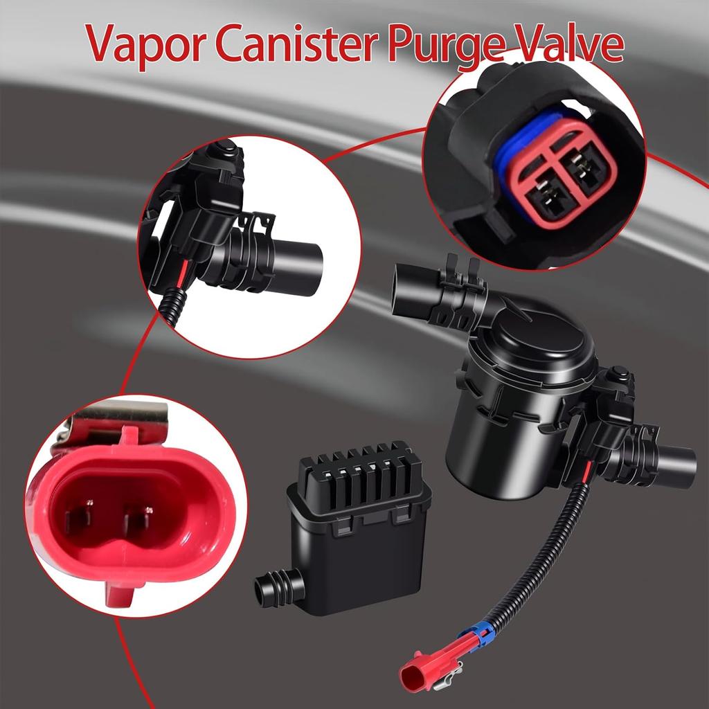 Vapor Canister Solenoid Vent 911-099 Compatible With Chevy For Silverado 1500/2500 3500, For GMC For Sierra 1500/2500/3500 2007- Vapor Emission