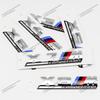 ABS Emblem Sticker For M Logo X1 X2 X3 X4 X5 X6 Competition G01 E84 E83 F39 F10 Car Body Rear Trunk Decoration Accessorie