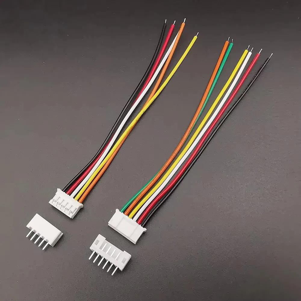 PH2.0mm Pitch Terminal Wire Harness Connector Cable 26AWG Wire With Socket 2P To 10P Multiple Circuit For Electronic Application