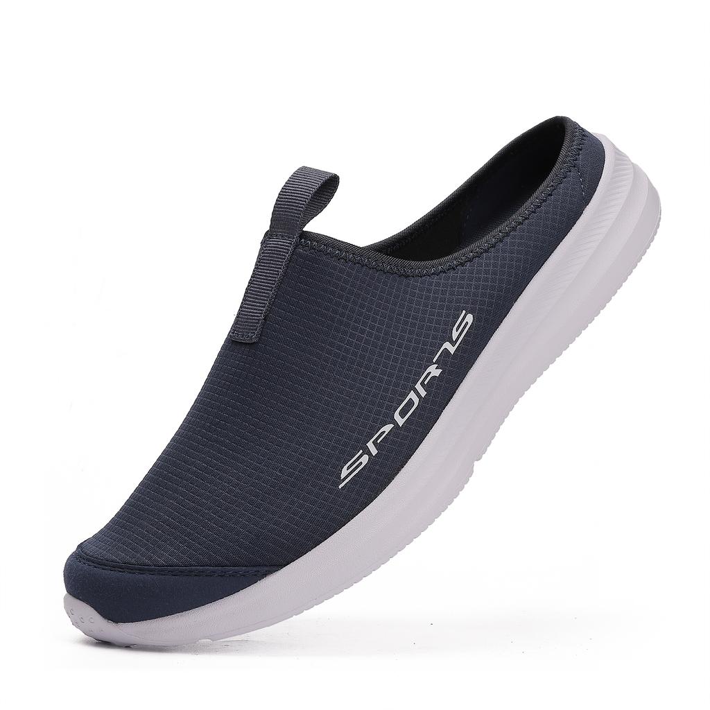 Summer 2024 Half Slippers for Men Trendy Men's Flat Bottom Casual Shoes Soft Sole Support Women's Sneakers Zapatos De Hombre