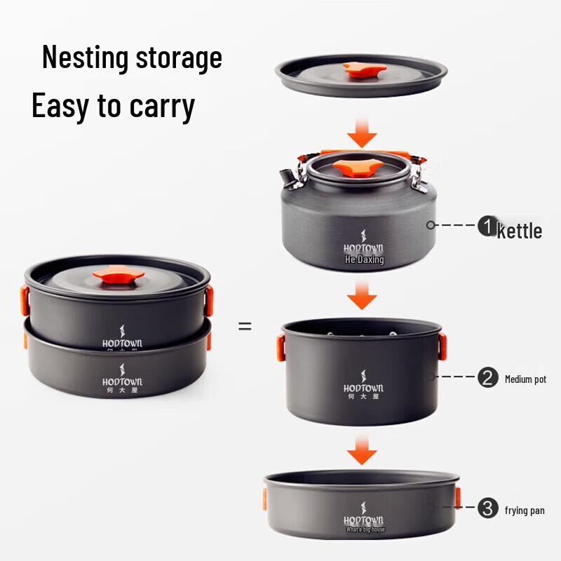 Portable Camping Cookware Set
