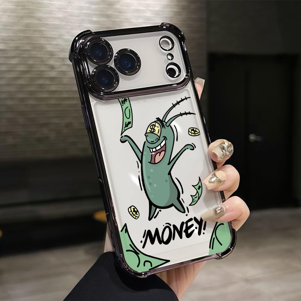 

Cute SpongeBobs S-SquarePants Phone Case for Samsung Galaxy S26 S25 S24 S23 S22 S21 S20 FE Ultra Plus 5G Anti-drop Cover Galaxy S23