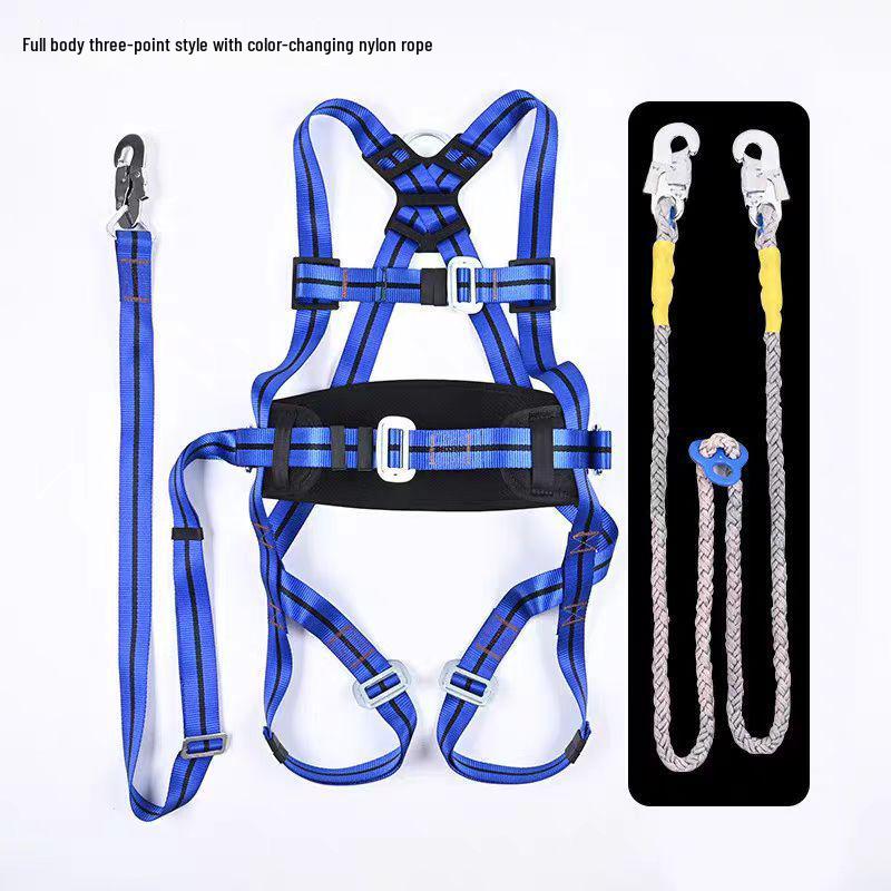 Europejska Uprząż Bezpieczeństwa Elektryka Wysokogórskiego z Konstrukcją Podwójnego Grzbietu i Liną Amortyzującą