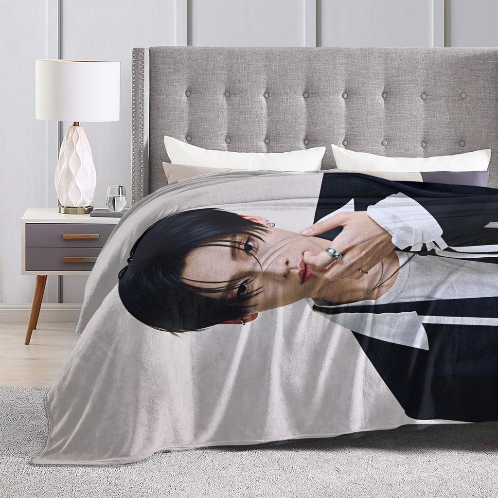 Warm Blanket Airplane Travel Ald Sangwon Music Throw Blanket Flannel Bedspread For Living Room Funny Sofa Bed Cover