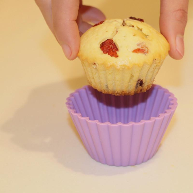 Thickened Silicone Muffin and Rice Cake Mold for Microwave/Oven