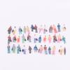 200 Piece Figures 1:87 Standing Two Seated Figures Model Building Convolute Set Passengers Train Scenery Kids Toy