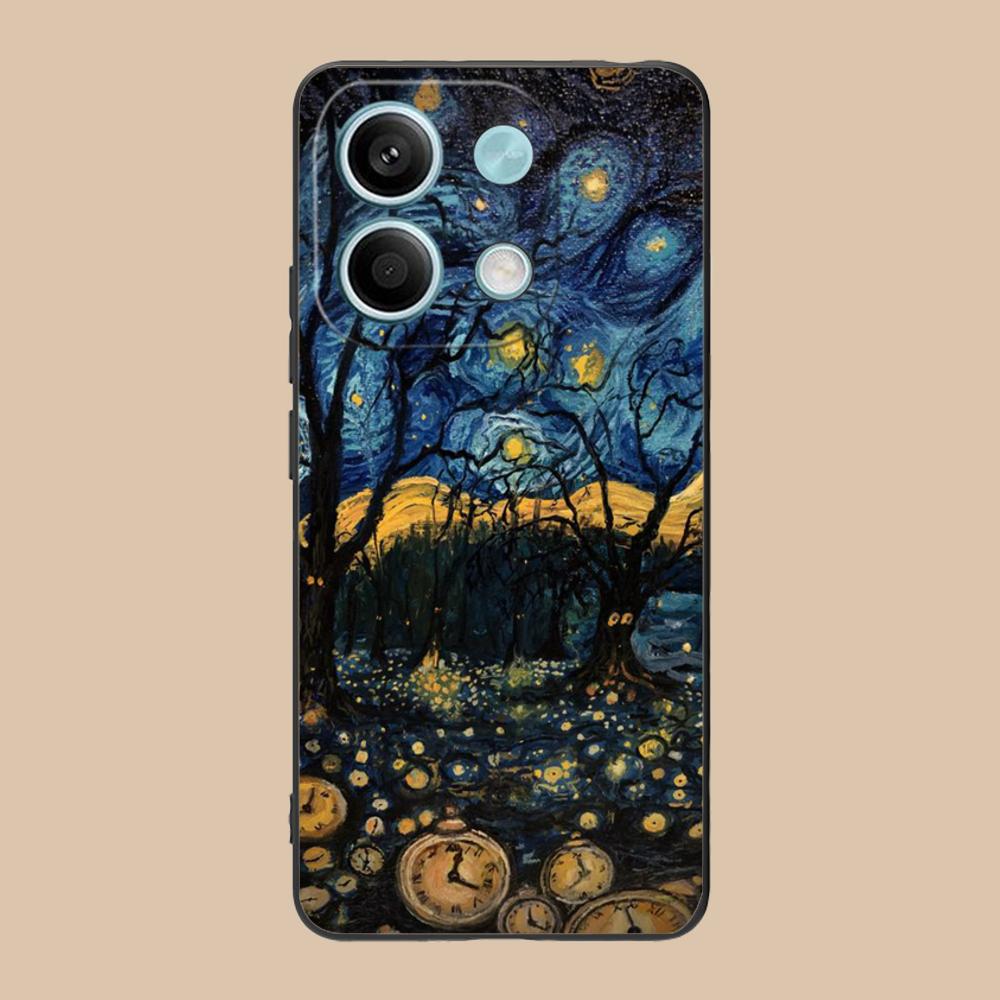 

Abstract Oil Painting Phone Case for POCO M7 M6 M5 M4 M3 X7 X6 X5 X4 X3 Pro GT 5G Soft TPU Shockproof Cover Poco X3 GT