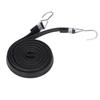 10Pcs Bungee Strap 2cm Width Black High Elasticity Heavy Duty Bungee Cords with Hook for Outdoor Activities