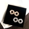 Light Luxury Irregular Earrings Fashion Jewelry Geometric Circle Earrings  Women