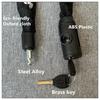 RIDERACE High-Security Bike Chain Lock - Durable Anti-Cut Lock for MTB, E-Bikes & Scooters