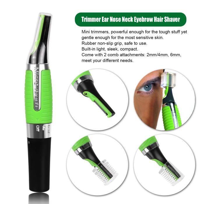 Micro trimmer remover tactile max nez oreille personnelle cou sourcil rasoir épilateur Rasage Rasoir Tondeuse