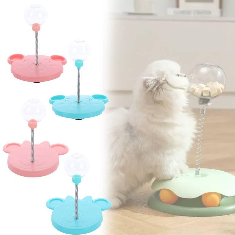 Pet Ball Toy With Food Dispenser For Cats And Small Dogs Interactive Enrichment