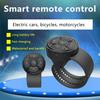 Wireless Controller Button Waterproof Smart Wireless Remote Hands-free Phone Call for Helmet Earphone Motorcycle/Bike Handlebar