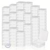 300er Pack Großpackung Klare Kunststoff-Aufbewahrungsboxen mit Deckeln Transparenter Behälter Schmuckperlen Ohrringe Bastelartikel Kleinigkeiten Organizer-Boxen