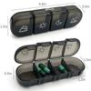 Pill Cases Box Organizer 7 Days 28 Grids 4 Times Portable Travel with Large Compartments for Vitamins Medicine Tablet Fish Oils