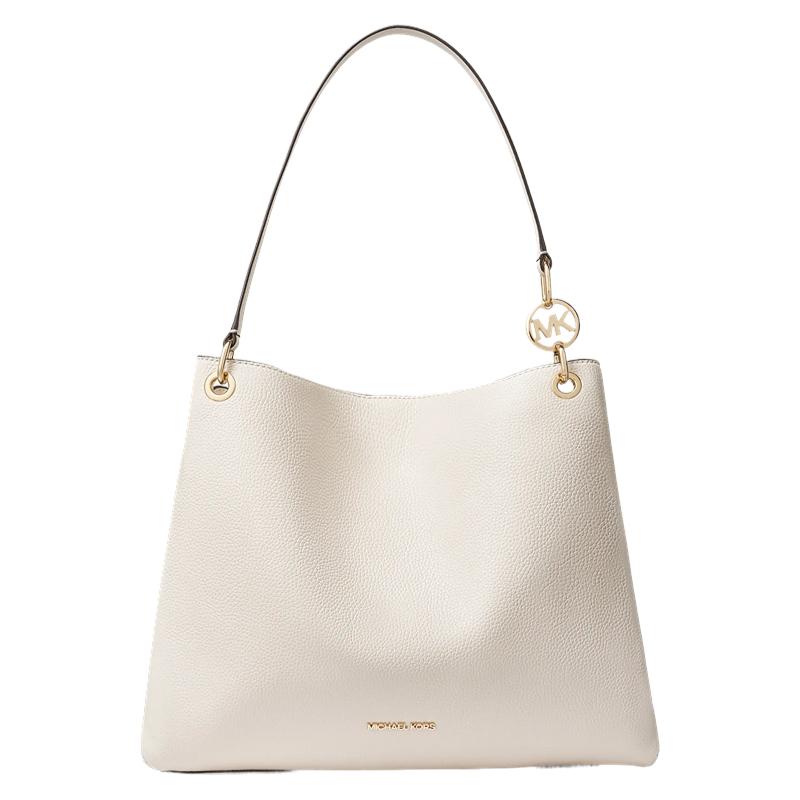 

Michael Kors Gold Hardware Pebbled Leather Tote Bag Women Tote Cream 35T5G8WE6L-289 Basic Set (Bag+Dust Bag)