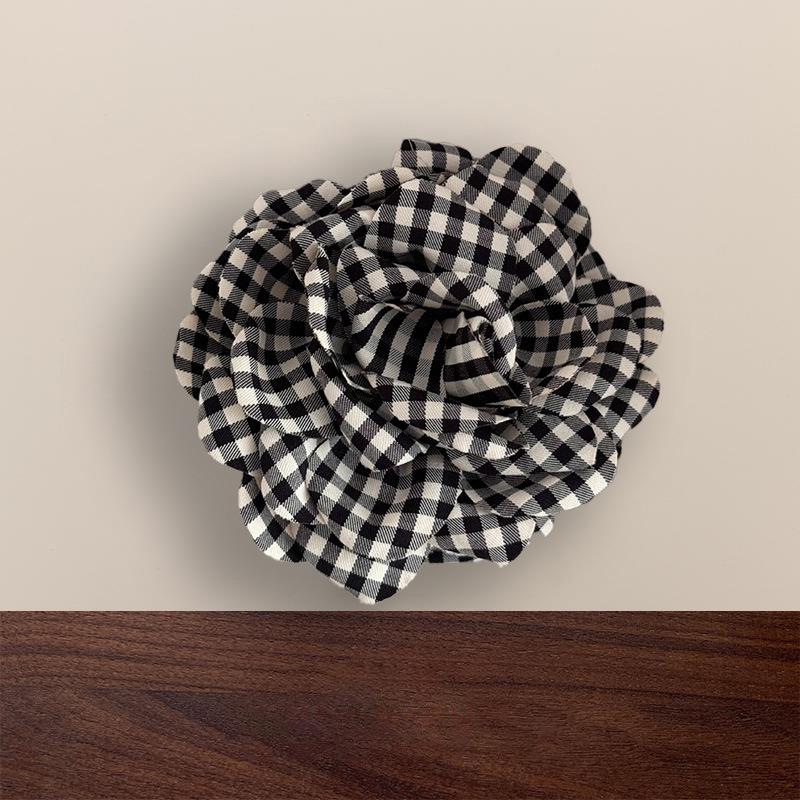 Große Farbverlauf Seidenrose Haarspange - 3D Blumendesign für Frauen, Perfekt für Fotos am Meer