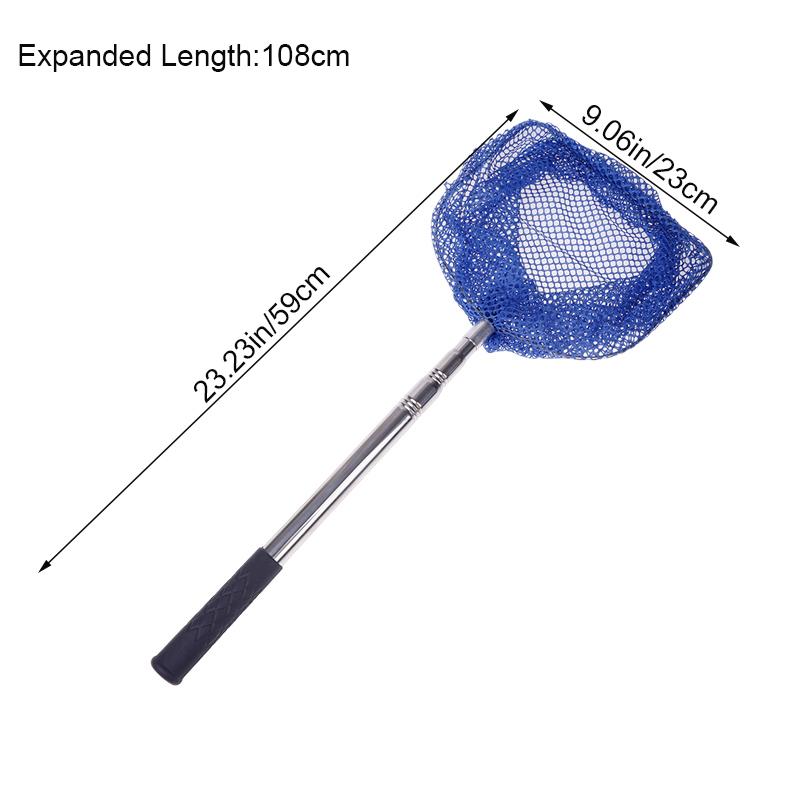 Adjustable Table Tennis Ball Collector Portable Telescopic Pole Table Ball Picker Net Pong Ball Picking Up Ball Picker Container