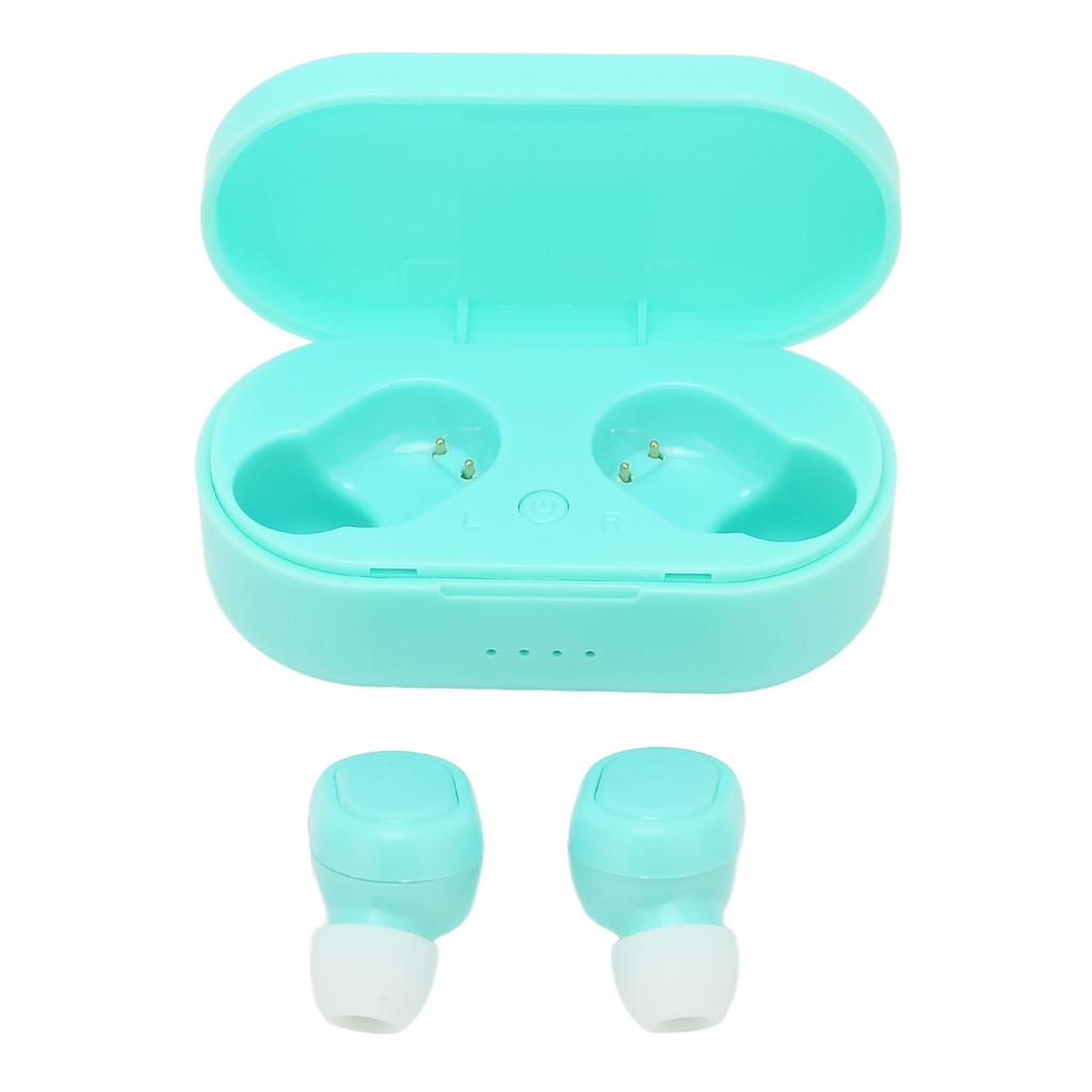 True Wireless Bluetooth Earplugs 30H Playtime Hi Fi Stereo Subwoofer Headset with Built in Microphone Charging Box