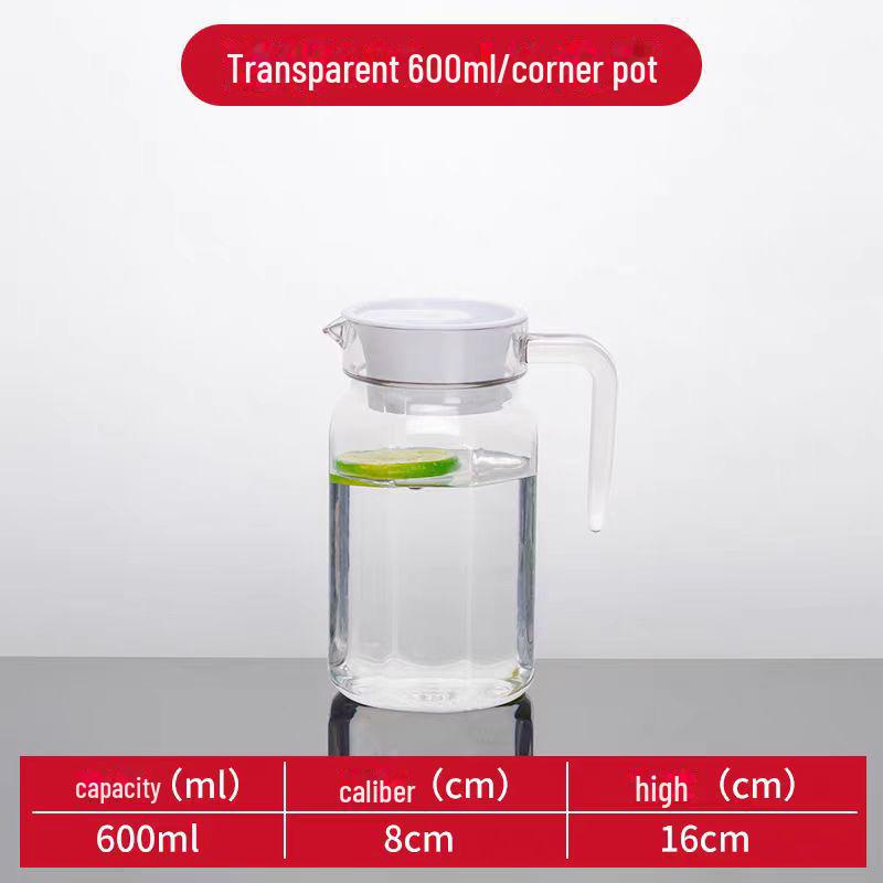 Large Capacity Cold Water and Beverage Kettle - High-Temperature Resistant Acrylic Plastic for Commercial Use