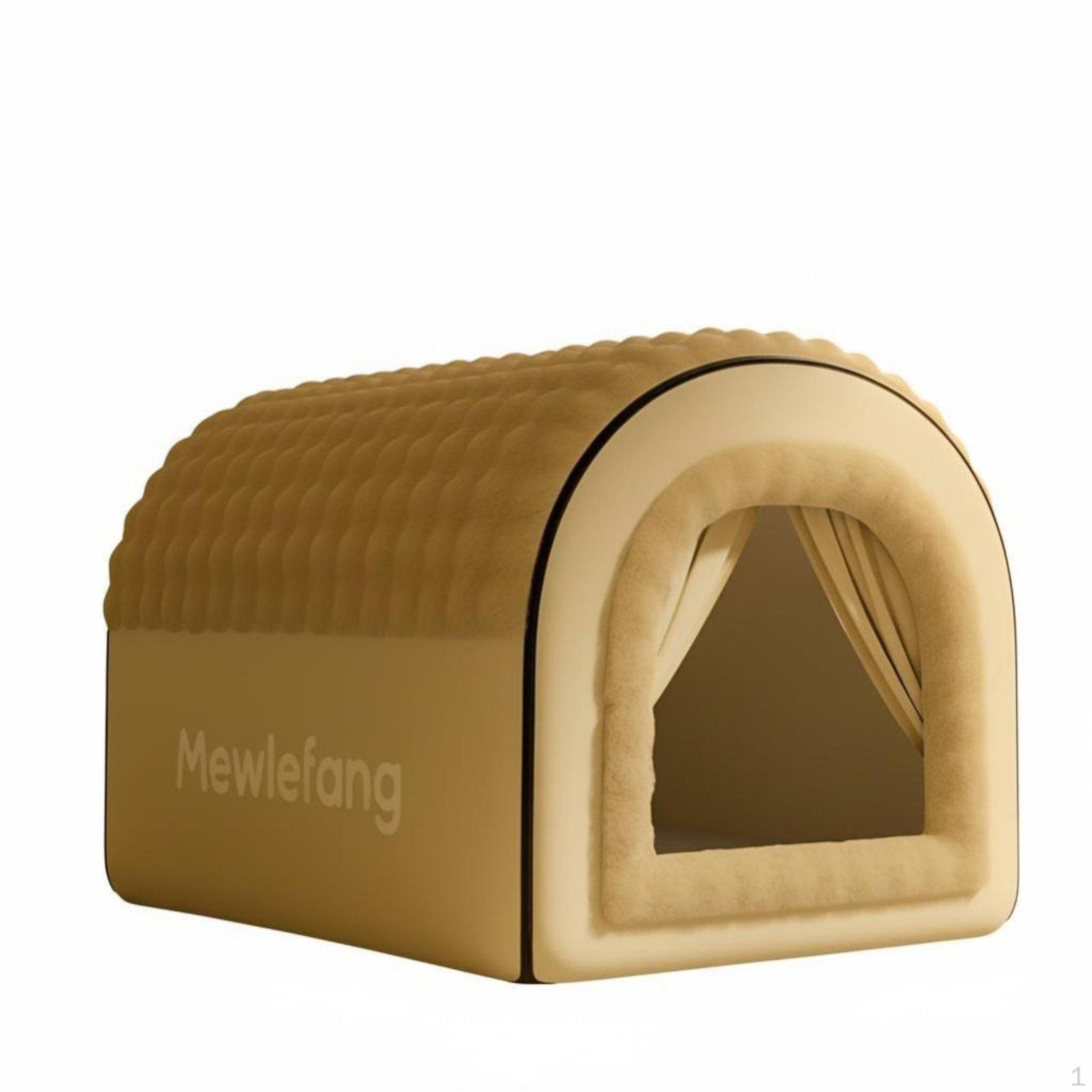 Winter Warm Dog House, Large Bed
